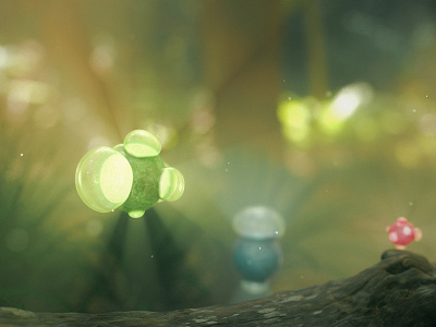 Biotopes2 3d camera cinema 4d colors creatures forest green lights megascans motion natural volumetric