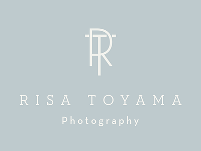 Risa Toyama branding illustrator logo minimal photoshop typography