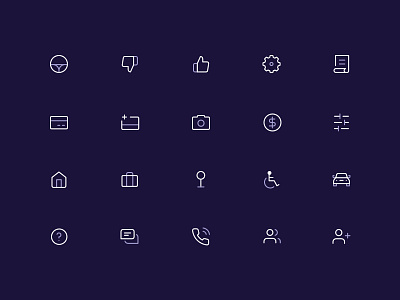 Icon Set app app design custom icons icon pack icon set iconography icons illustration mobile ridesharing ui ui design