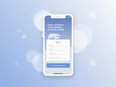 Daily UI Challenge #001_Sign up page app appdesign clean dailyuichallenge design mobile signup sketch ui uidesign ux uxdesign