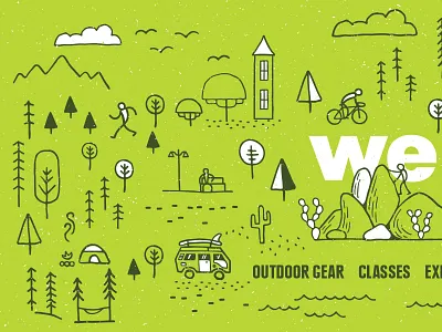 We Are REI coop mural opt outside rei