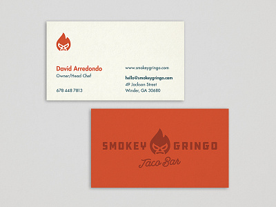 Gringo Cards bar business card card identity logo restaurant taco