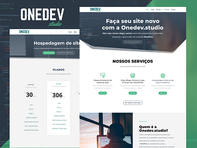 Website Onedev.studio institucional site web wordpress