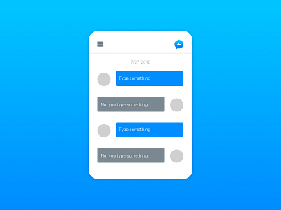 Day 013 - 100 Day UI Challenge app app design messaging messaging app messenger ui ui design ux