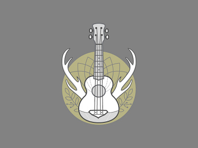 Boho Theme Icon #2 boho icon ukulele vector