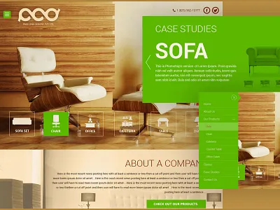 Page One UI UX abhishek creative design green ui ux user interface white