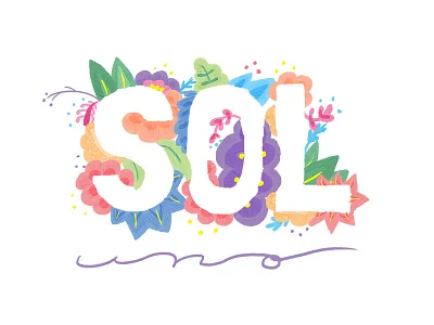 Sol María - Uno birthday first birthday flower illustration sol sun uno