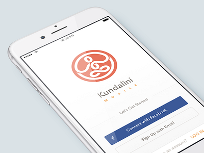 Yoga mobile app Sign up & Log in app design fb intro log in mobile app onboarding register sign up ui ui design ux yoga