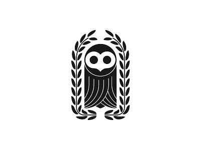 Owl design graphic logo owl tech