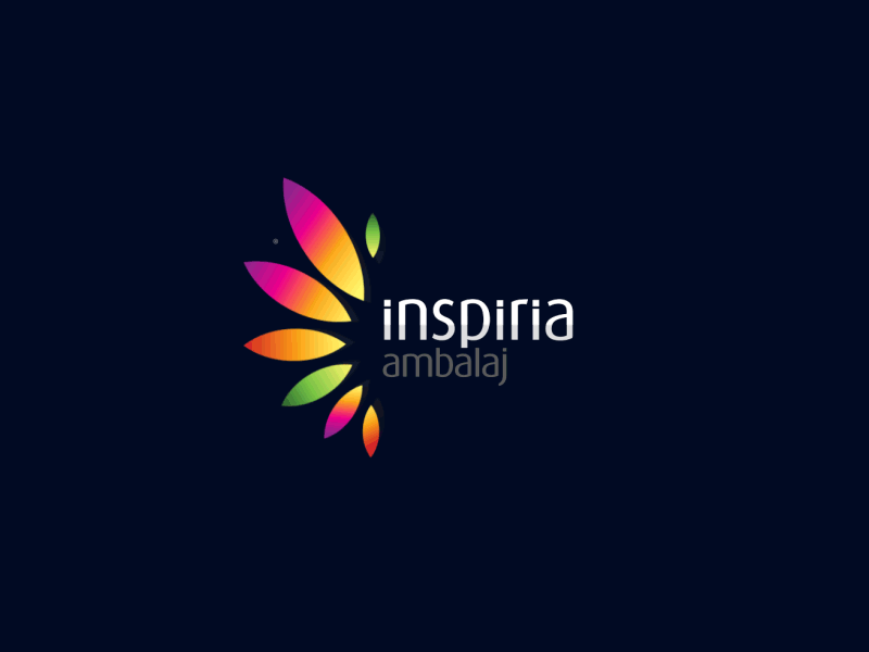 Inspiria - logo animation aftereffects animation bounce creative design logo motion overshot stroke