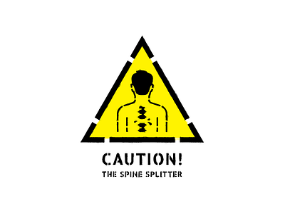 The Spine Splitter cannibal corpse caution sign