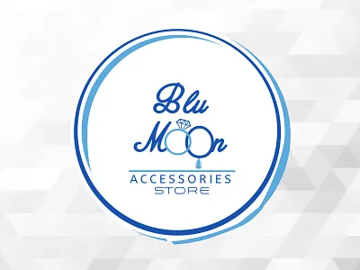 BluMoon Accessories Store accessories blue bracelet design logo moon ring store