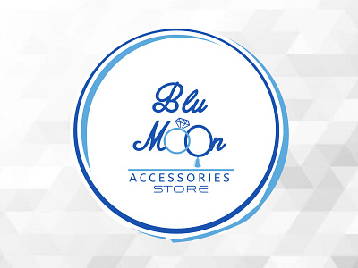 BluMoon Accessories Store accessories blue bracelet design logo moon ring store