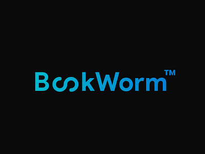 Day 14, Thirty Logos. BookWorm abstract adobe badge branding creative design icon identity logo minimal simple thirty logos