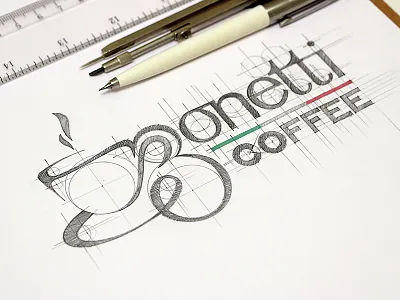 Bonetti Design Logo bonetti brainyworksgraphics brand drawinglogo graphicdesign handdrawn inspiration logo logodesign