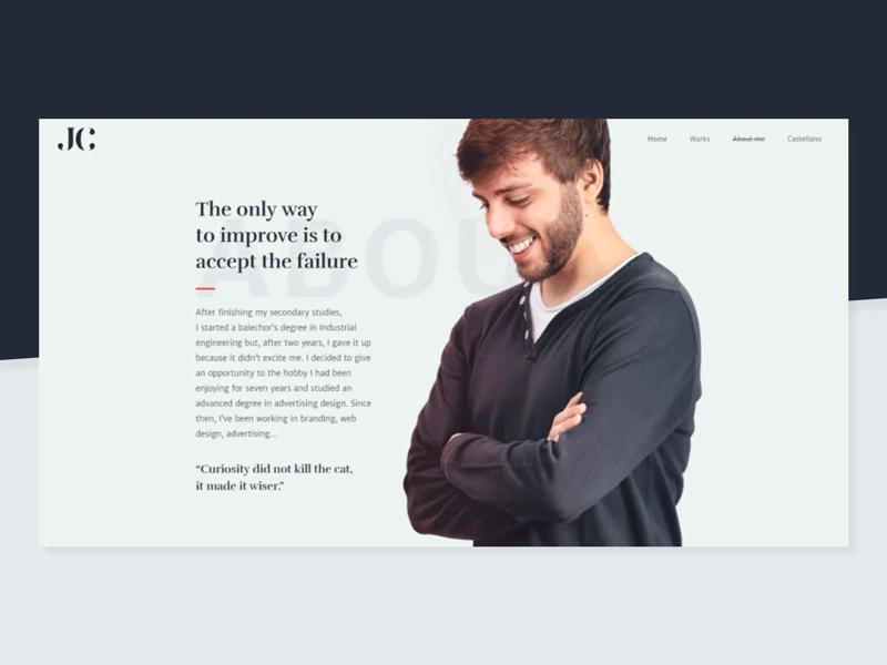 JonathanCenteno.com '18 - Live cv portfolio resume ui user experience user interface ux webdesign webflow