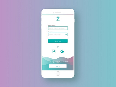 Daily UI #001 - Sign up screen dailyui signup sketchapp ui ux