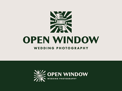 Open Window Wedding Photography Logo brand identity logo photography wedding