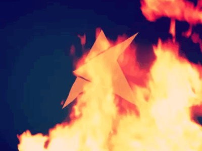 AK Title Fire effect after effects distortion fire