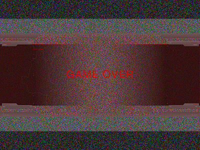 Game Over adobe contest xd