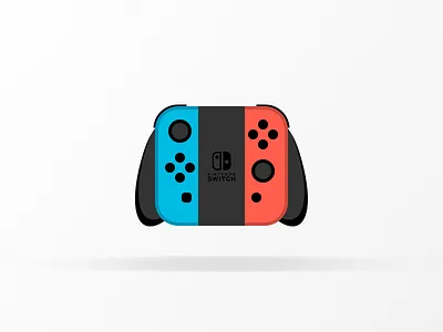 Nintendo Switch control icon illustration nintendo switch video games
