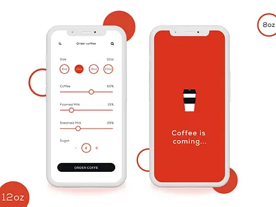 Daily UI #007 - Settings 007 adobexd coffee coffeelovers dailyui007 dailyuichallenge settings takeaway userinterface