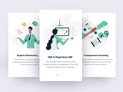 Onboarding Screens collaboration finance illustration landing mobile office team ui work