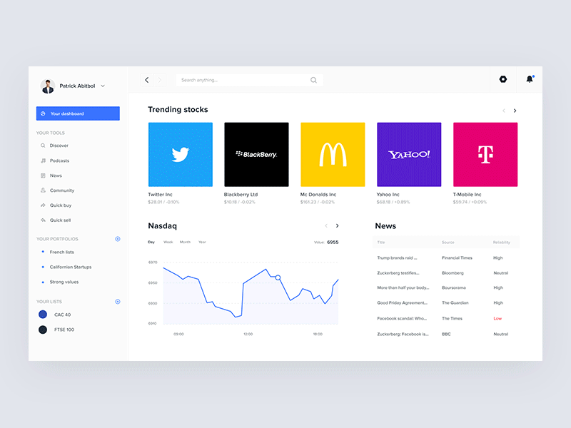 iStock animation by Gregoire Vella on Dribbble