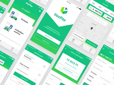 Parking app app ui ui design ux