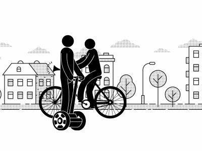 Pictogram People City Riders bicycle city hoverboard people pictogram ride scooter segway skateboard transport