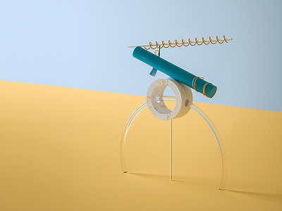 Disbalans 01 3d animation c4d cinema4d design illustration life model set still