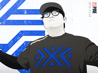 NYXL Pine illustration league new york nyxl overwatch esports owl pine