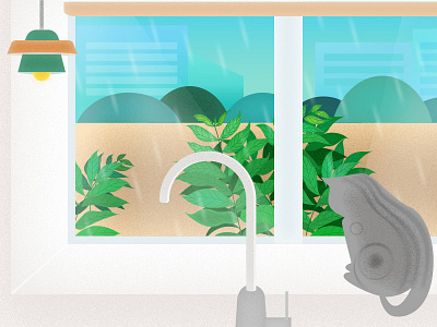 window-cat illustration
