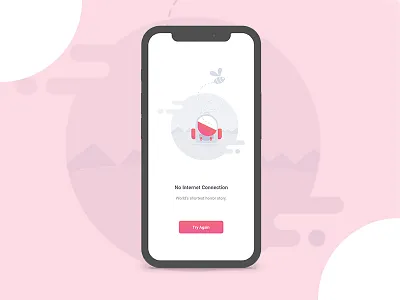 Empty State IOS Design Concept application design experience interaction interface mobile ui ux website