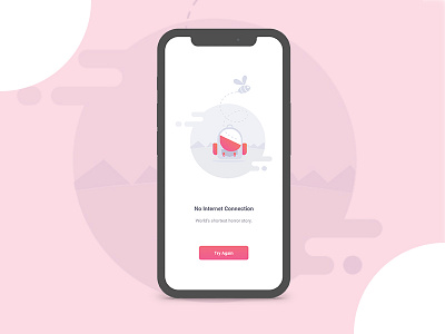 Empty State IOS Design Concept application design experience interaction interface mobile ui ux website