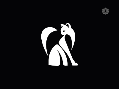 Elegant Kitty animal beautiful black brand branding buy logo cat design domestic identity kitten kitty logo logotype symbol white