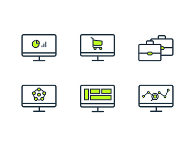 Icons for eCommerce Services Provider ecommerce icons line services ui