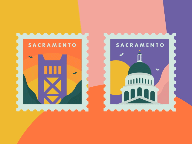 Hi Dribbble! animation badge flat icon illustration motion