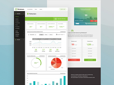 Windstats #2 branding d3.js datavisualisation design digital ui ux