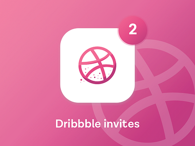 2 Dribbble invites debut dribbble invite social