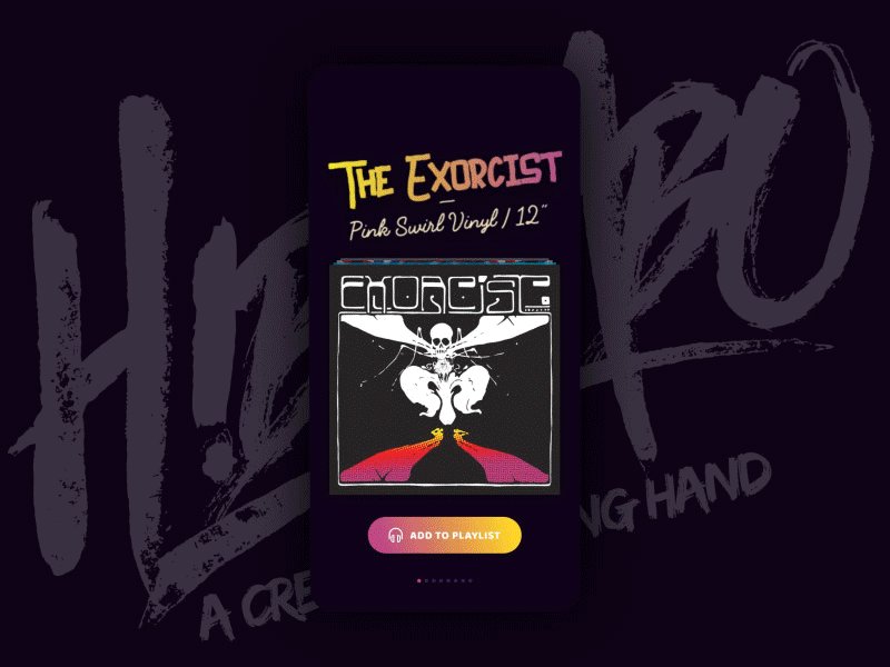 Keep track of my record collection invision invision studio mobile music prototype records ui vinyl