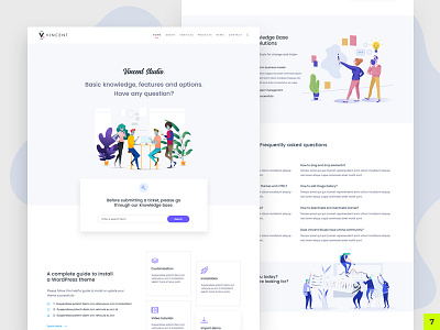 Shot No. 7 agency app creative knowledge modern multipurpose portfolio sass startup themeforest ui web design