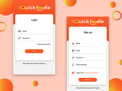 Login Page login page sign up ui