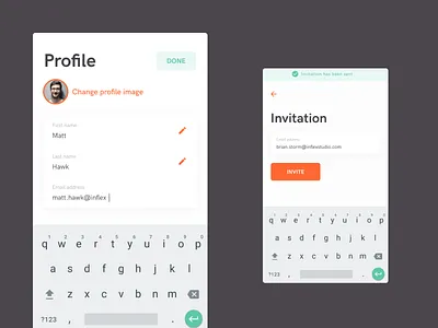 Loclify - App design android app app design design edit profile page