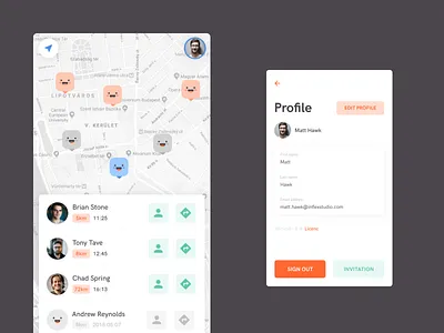 Loclify - App design android app design ui design