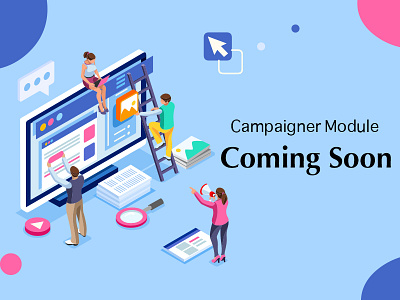 Campaigner Module banner campaigner illustration