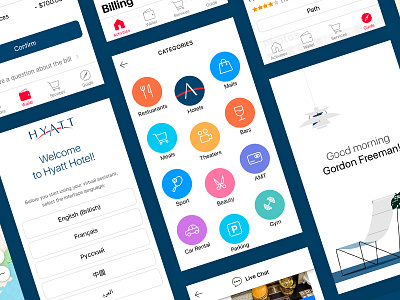 Hyatt Concierge app hotel hyatt icons ios mike resort yukhtenko майк юхтенко