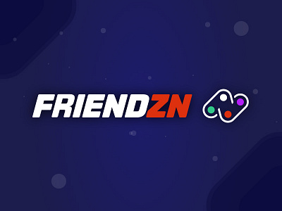 FriendZN / Logo Gaming branding friend game gaming identity logo logotype mark multicolor multiplayer player social network