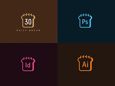 Daily Bread Application art branding concept design identity illustration illustrator inspiration logo vector