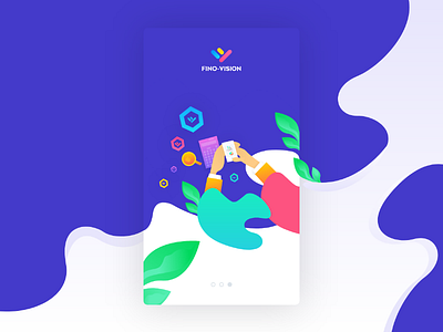 App Intro Page animation app branding design flat icon illustration typography ui ux vector web